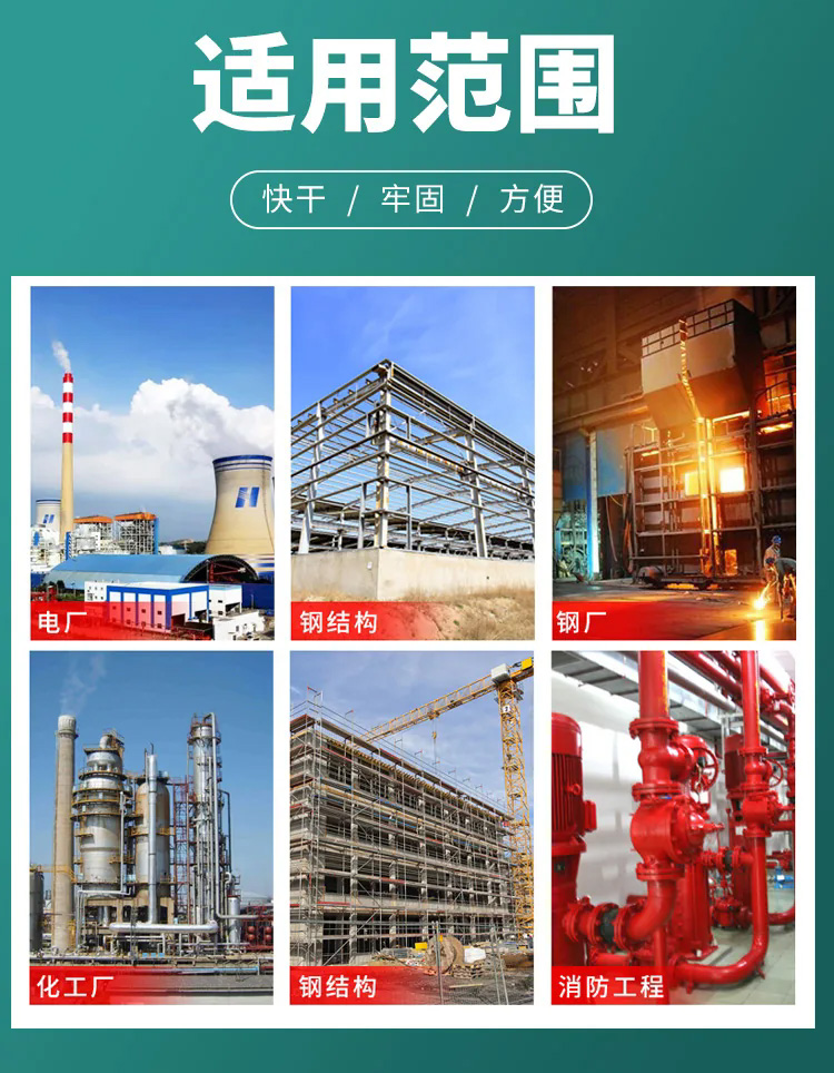 化工厂钢结构防火涂料适用范围